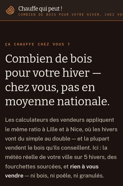 Aperçu mobile de Chauffe qui peut !